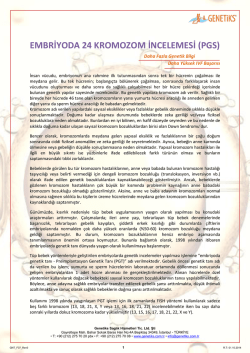 acgh-pgs - Preimplantasyon Genetik Tanı (PGT)