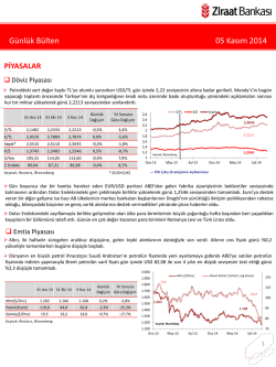 G&uuml;nl&uuml;k B&uuml;lten 05 Kasım 2014
