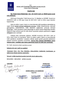 tc bursa büyükşehir belediye başkanlığı