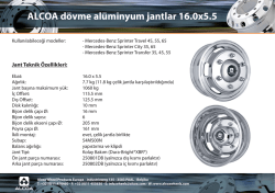 Alcoa 16.0x5.5 Jant - AK-SET
