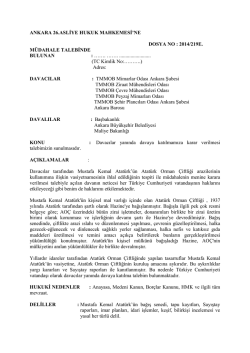 Ek: Dilek&ccedil;e &Ouml;rneği - Mimarlar Odası Ankara Şubesi