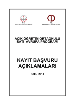 A&Ouml;O Kay.Baş.A&ccedil;ık.14-15 - A&ccedil;ık İlk&ouml;ğretim Okulu