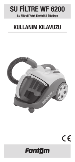 Su Filtre WF 6200 kullanim.klv