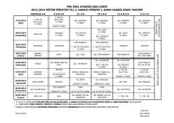 fmv &ouml;zel ayazağa ışık lisesi 2013-2014 eğitim
