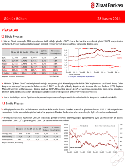 28 Kasım 2014 tarihli piyasa yorumu