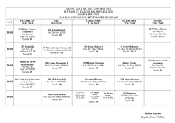 Maliye B&ouml;l&uuml;m&uuml; - İktisadi ve İdari Bilimler Fak&uuml;ltesi