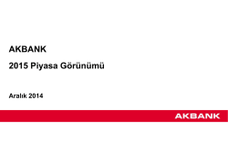 AKBANK 2015 Piyasa G&ouml;r&uuml;n&uuml;m&uuml;