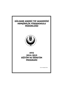 Eğitim Programı - G&uuml;lhane Askeri Tıp Akademisi