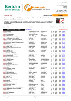 Turkish - Books Asia