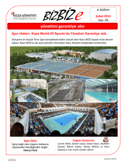 Slayt 1 - Koza Y&ouml;netim