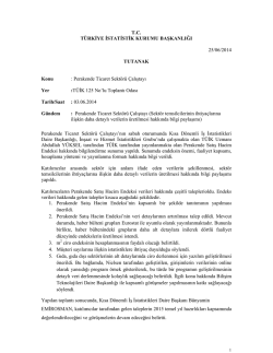 Perakende Ticaret Sekt&ouml;r&uuml; 03 06 2014