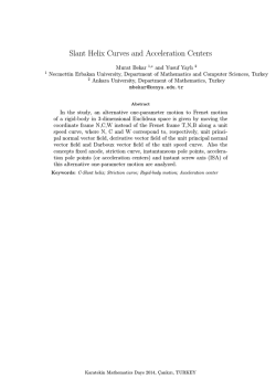 Slant Helix Curves and Acceleration Centers