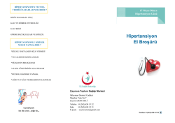 hiper tansiyon - &Ccedil;ayırova Toplum Sağlığı Merkezi