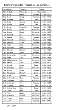 Alman &Ouml;ğretmenler G&ouml;r&uuml;şme G&uuml;nleri