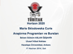 Çağrı Bütçesi - Hacettepe Teknoloji Transfer Merkezi