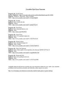 Game Design For Children