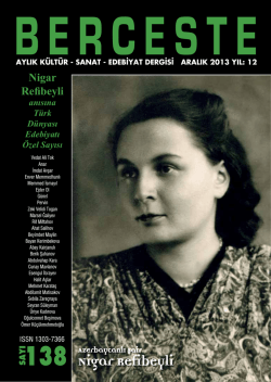 SAYI138 Nigar Refibeyli