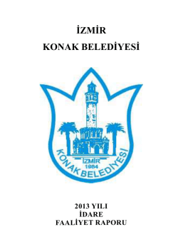 dosyayı incele - Konak Belediyesi