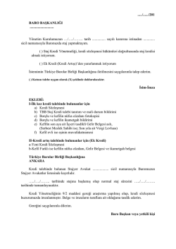 Staj Kredi S&ouml;zleşmesi