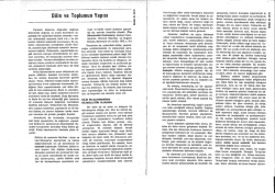 Dilin ve Toplumun Yapısı