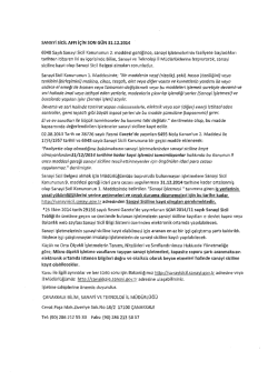 El ve ev sanatları ile k&uuml;&ccedil;&uuml;k tamirhaneler bu kanuna tabi değildir