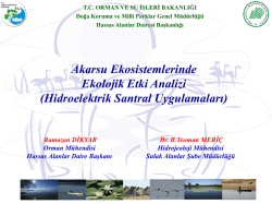 Dr.Teoman MERİ&Ccedil;-Ramazan DİKYAR Sunum