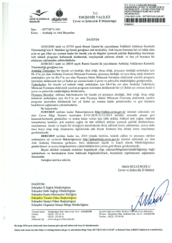 ambalaj ve atık beyanları hk