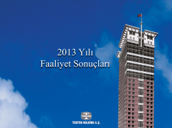 2013/12 - Tekfen Holding