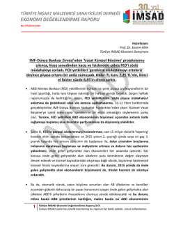 1 Türkiye İMSAD Ekonomi Değerlendirme Raporu/175