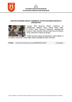 CEZAYIR GENELKURMAY BASKANI