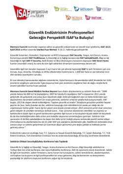 G&uuml;venlik End&uuml;strisinin Profesyonelleri Geleceğin