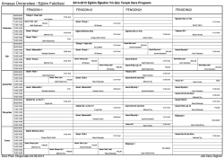 Amasya &Uuml;niversitesi / Eğitim Fak&uuml;ltesi