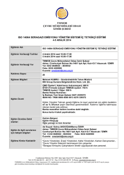 eğitim_ 14064_İZTO - İzmir Ticaret Odası