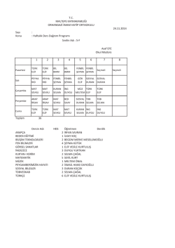 5-F Sınıfı