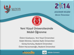 Mobil &Ouml;ğrenme - Akademik Bilişim Konferansları