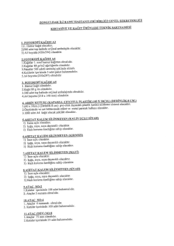 kırtasiye teknik şartnamesi