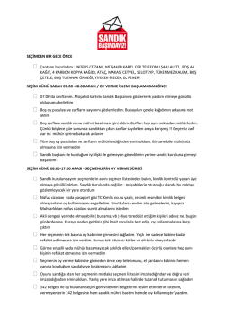 SE&Ccedil;İMDEN BİR GECE &Ouml;NCE  &Ccedil;antamı hazırladım : N&Uuml;FUS