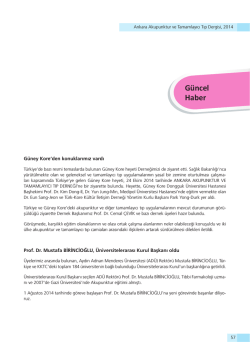 G&uuml;ncel Haber - Ankara Akupunktur Derneği