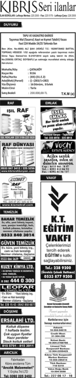 KI BRI S seri ilanlar