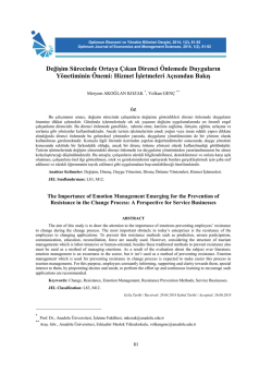 The Importance of Emotion Management Emerging