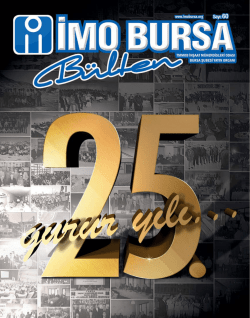 6065 kb - Bursa İnşaat M&uuml;hendisleri Odası