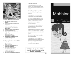 Mobbing - Orta Doğu Öğretim Elemanları Derneği