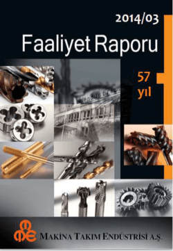 2014 Yılı Faaliyet Raporu