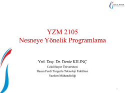Algoritma ve Programlama I
