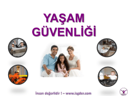 YAŞAM GÜVENLİĞİ