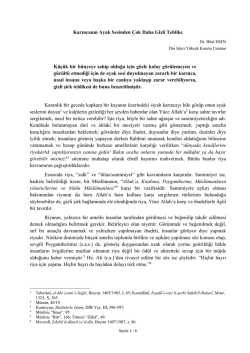 Dr. Bilal Esen - Karıncanın Ayak Sesinden &Ccedil;ok Daha