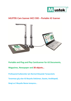 MUSTEK Cam Scanner MCS 500 &ndash; Portable A3 Scanner