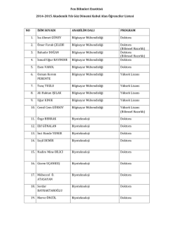 listesi a&ccedil;ıklanmıştır.