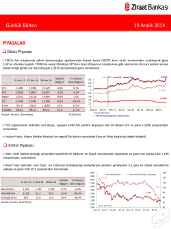 19 Aralık 2014 tarihli piyasa yorumu