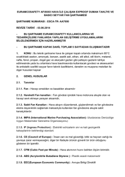 TEKNİK ŞARTNAME AFi50XX